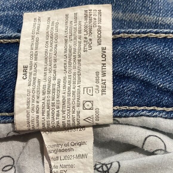 VTG, Leí  Jeans Blue Flare & Wide Leg Denim Junior Size 15 - Picture 11 of 12